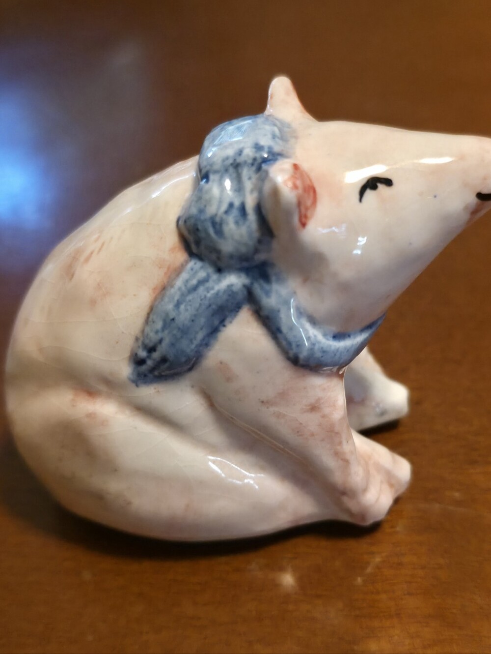 Rare Keller Charles Philadelphia Ceramic Pig Made In England